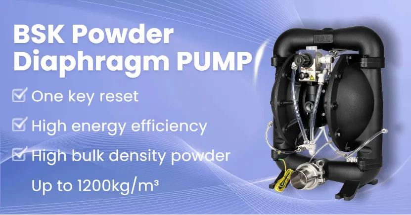 Powder Pneumatic Diaphragm Pumps